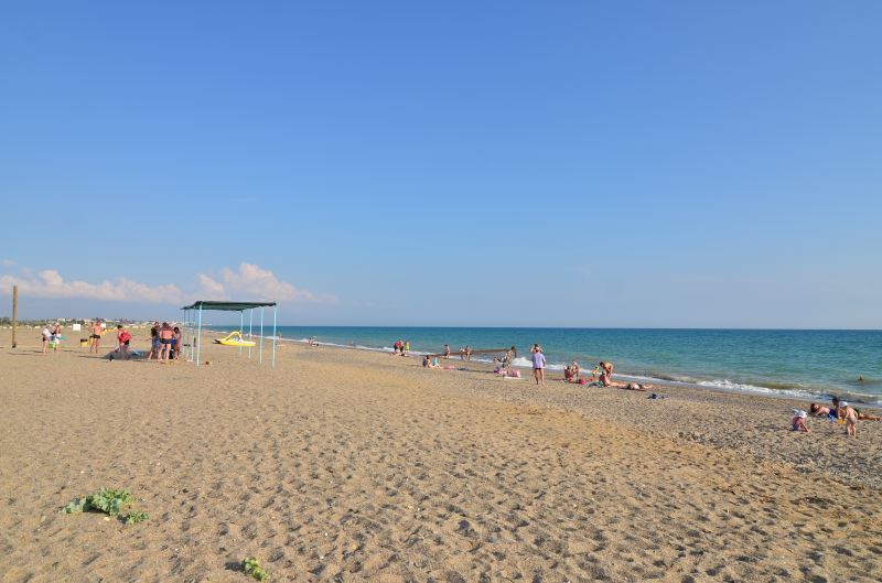 Песчаные пляжи для отдыха в Крыму в Саках